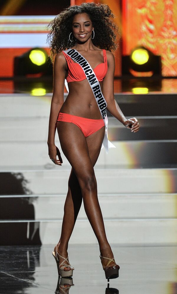 Мисс Доминиканская Республика Ярица Рейес во время полуфинала конкурса Мисс Вселенная-2013