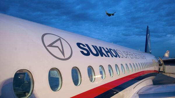 Самолет Superjet 100. Архивное фото