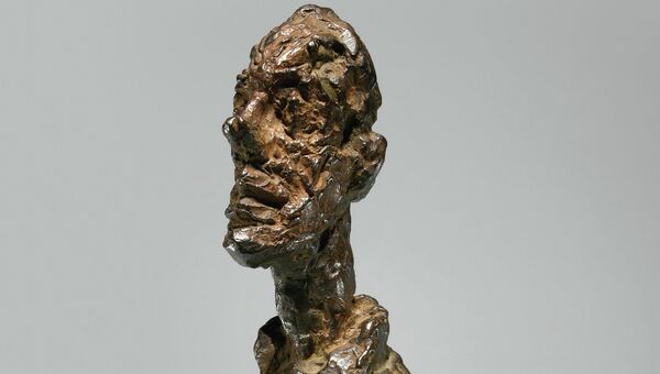 Бронзовая скульптура швейцарского живописца Альберто Джакометти Большая голова Диего