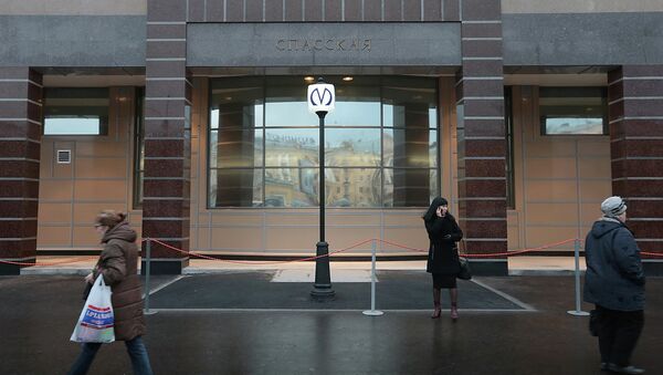 Открытие наземного вестибюля станции метро Спасская в Петербурге. Фото с места события
