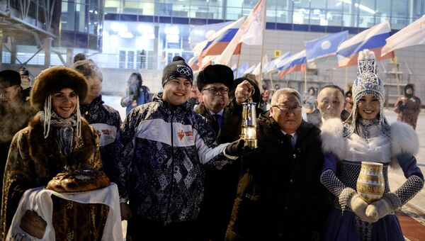 Олимпийский огонь прибыл в Якутск