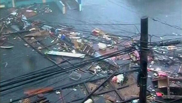 Сверхмощный тайфун на Филиппинах