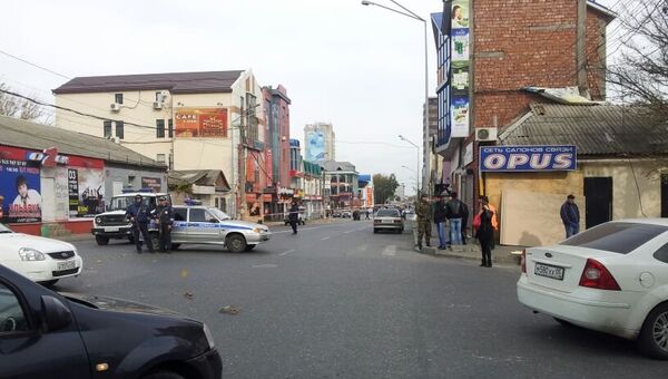 Взрыв в магазине в Махачкале