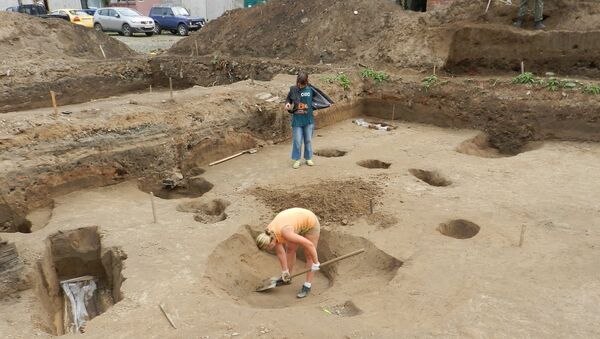 Археологические раскопки в Перми. Архивное фото