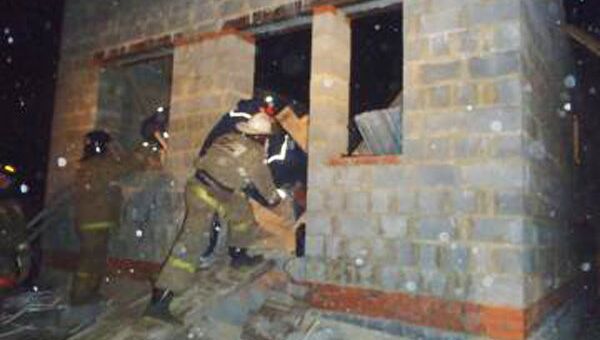 Обрушение строящегося здания в Челябинске. Фото с места события
