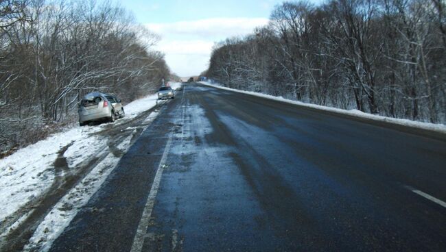 ДТП в Приморье с четырьмя пострадавшими