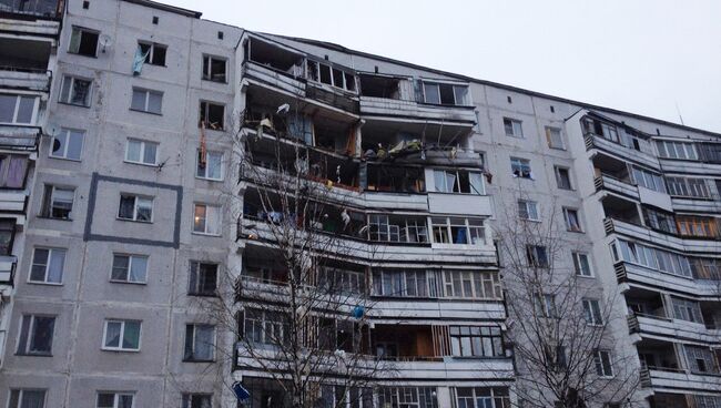 Взрыв бытового газа в Сергиево-Посадском муниципальном районе Московской области, фото с места события