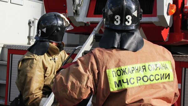 Пожарная служба МЧС России. Архивное фото