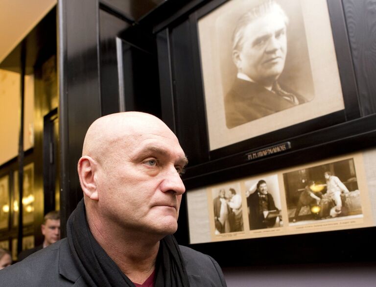 Актер Александр Балуев на праздновании 70-летия Школы-студии МХАТ 