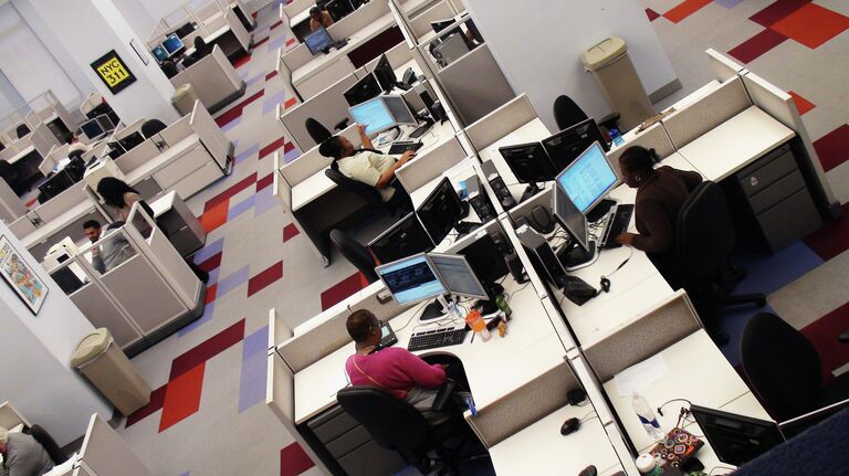 Работа операторов службы 311 в Нью-Йорке