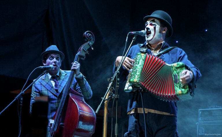 The Tiger Lillies на концерте в Коктебеле The Tiger Lillies на концерте в Коктебеле