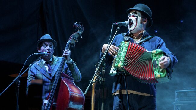 The Tiger Lillies на концерте в Коктебеле. Архивное фото