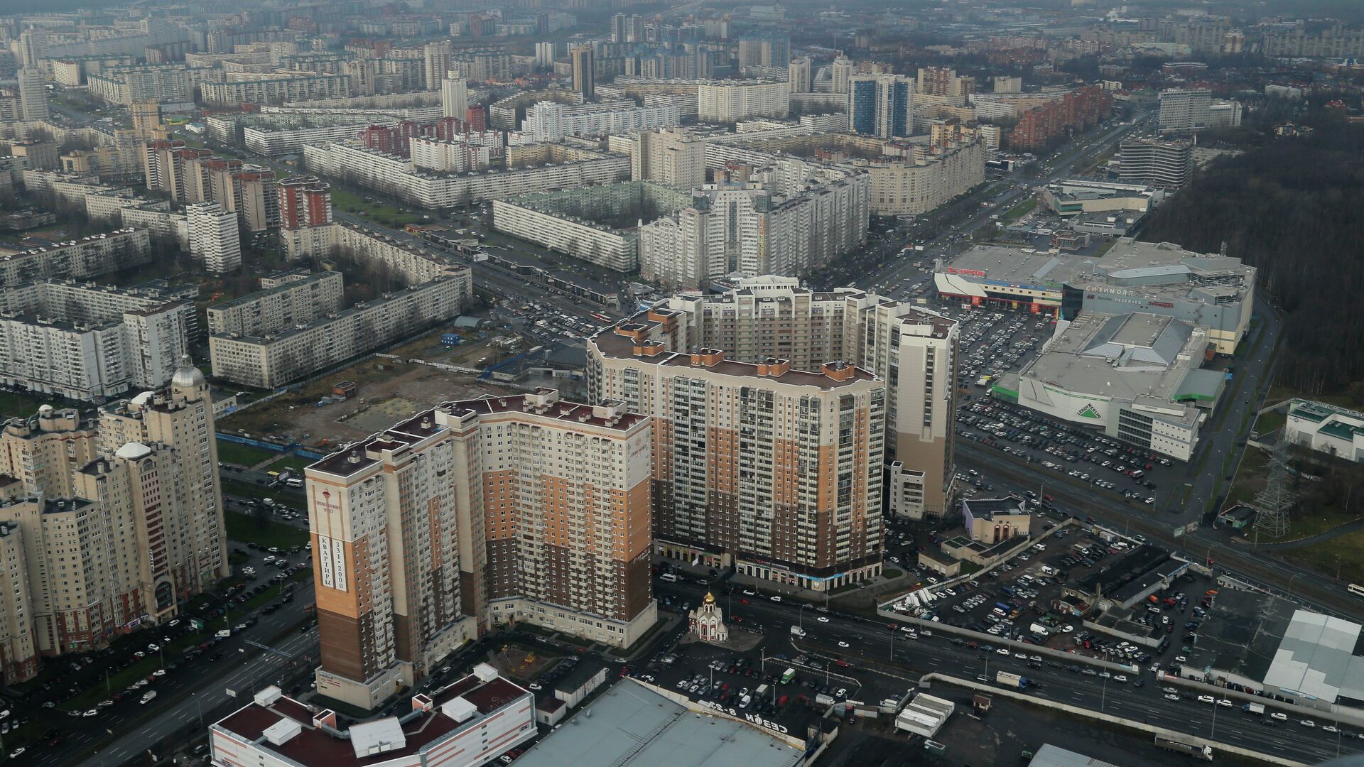 Жилой район в Петербурге - РИА Новости, 1920, 10.08.2024