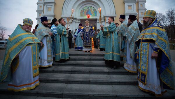 Встреча Курской-Коренной иконы Божией Матери Знамение во Владивостоке