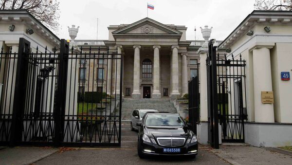 Здание посольства России в Варшаве. Архивное фото