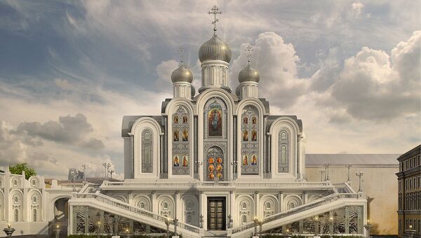Проект будущего храма Новомучеников и Исповедников Российских на крови, что на Лубянке
