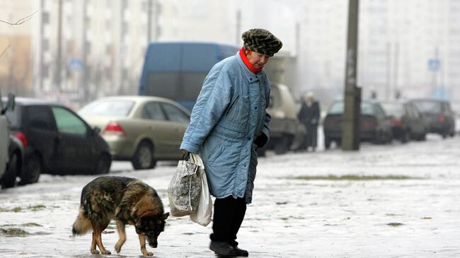 Гололед. Архивное фото