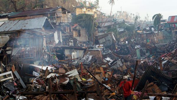 Последствия тайфуна на Филиппинах. Фото с места события