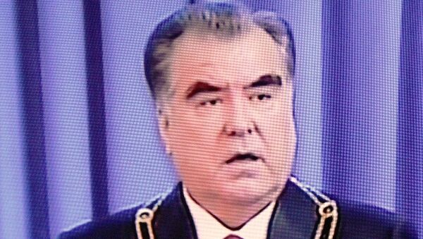 Президент Таджикистана Эмомали Рахмон. Архивное фото