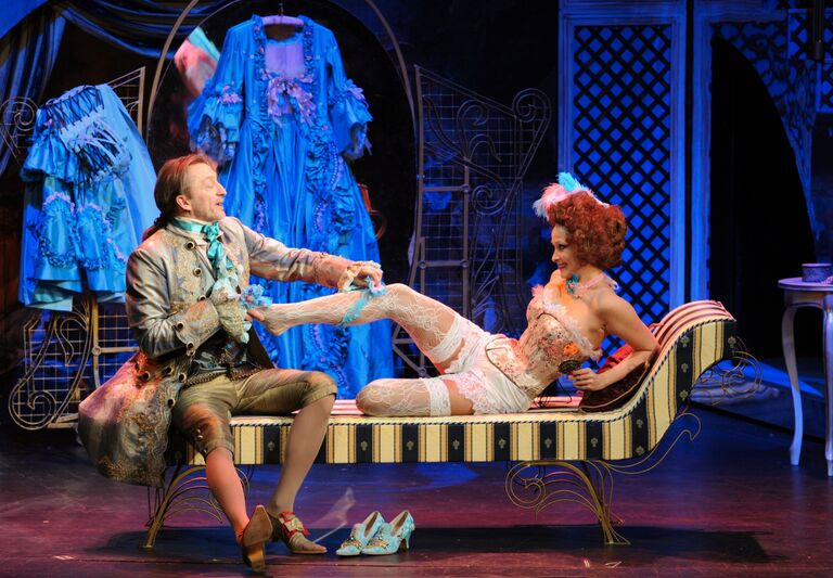 Прогон спектакля Опасные связи в театре им. Моссовета