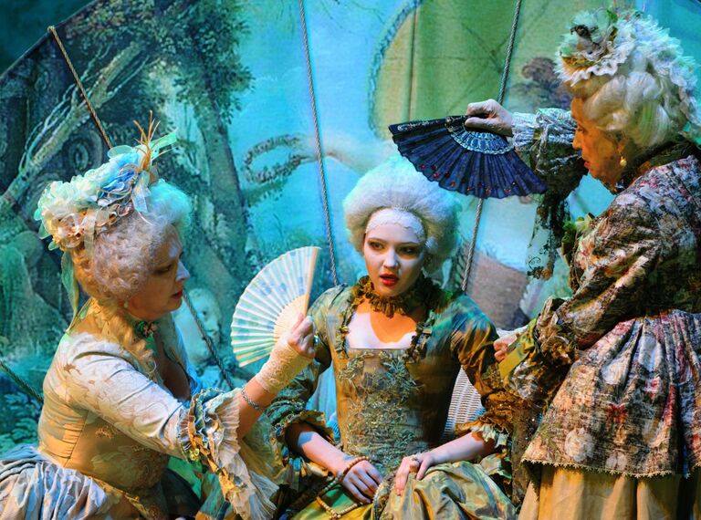 Прогон спектакля Опасные связи в театре им. Моссовета