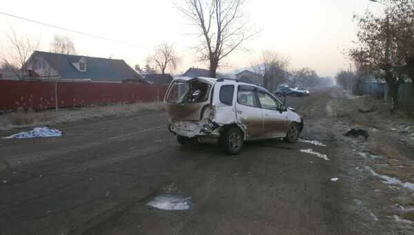 Молодая девушка погибла в ДТП в приморском городе Арсеньеве по вине пьяного водителя. Фото с места события