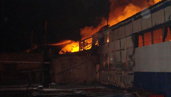 Пожар в Томске на ул. Мостовая, 32. Фото с места событий