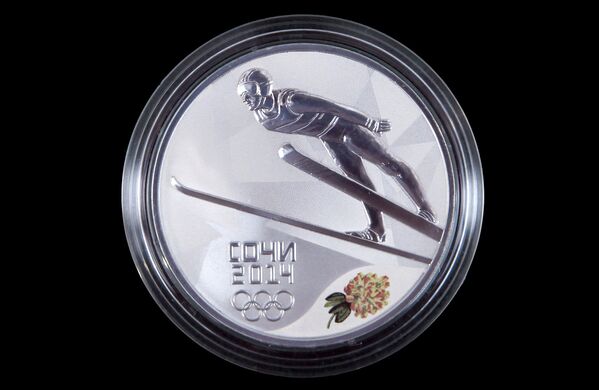 Юбилейная монета, посвященная XII олимпийским зимним играм и XI паралимпийским зимним играм 2014 года