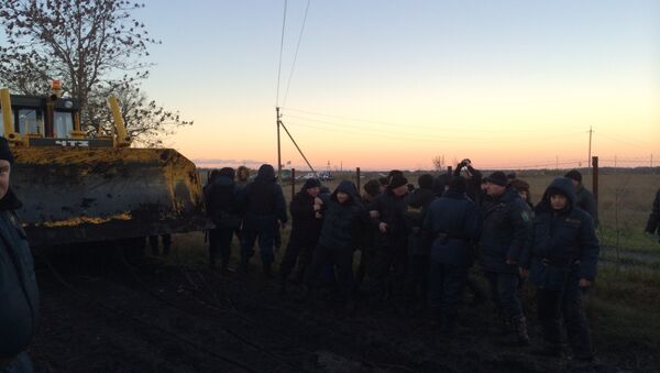 Никелевые волнения под Воронежем 18 ноября 2013 года