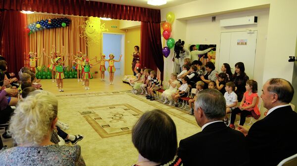 Новый детский сад открылся в Красноярске, архивное фото