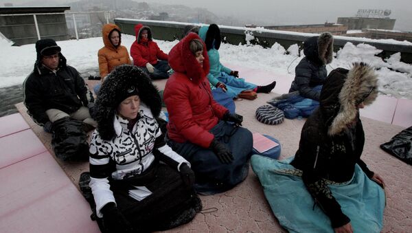 Буддисты из 18 стран 12 часов медитировали в защиту Орлинки в Приморье. Фото с места события