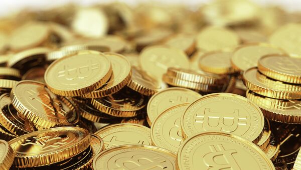 Электронная валюта биткоин (bitcoin), архивное фото