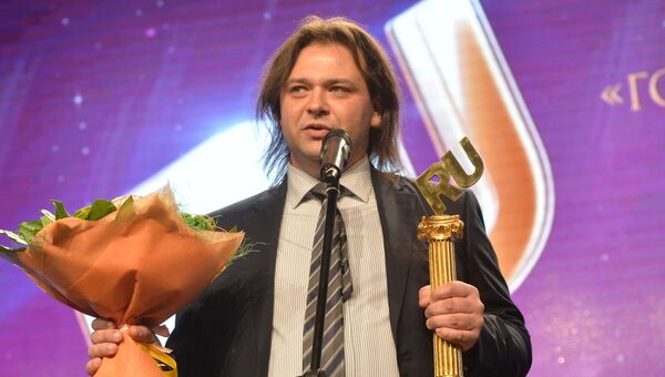 Главный редактор РАПСИ Олег Ефросинин на X торжественной церемонии вручения Премии Рунета 2013. Фото с места события