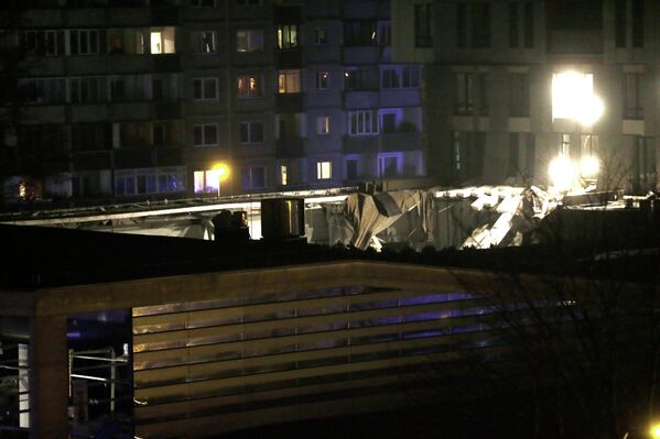 Обрушение крыши супермаркета в Риге