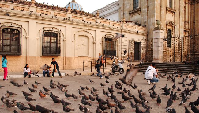 Центральная площадь столицы Гватемалы, архивное фото