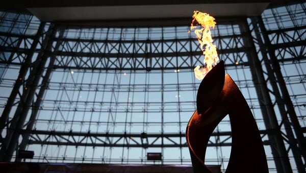 Эстафета Олимпийского огня, архивное фото