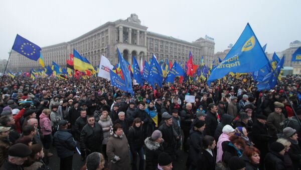 Митинг За европейскую Украину в Киеве, архивное фото
