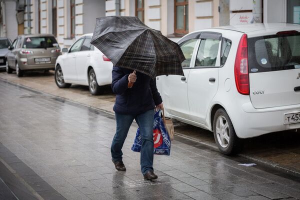 Ноябрьский ливень во Владивостоке