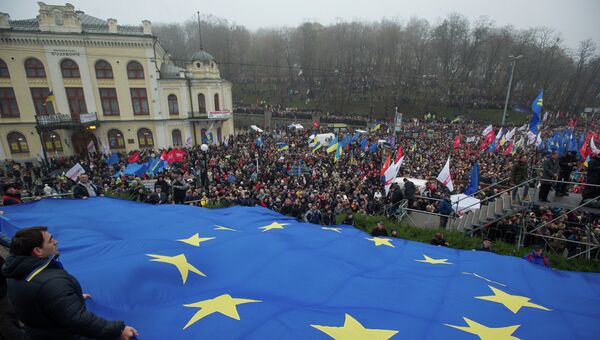 Митинг За европейскую Украину в Киеве, архивное фото