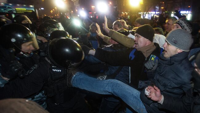 Митинг сторонников евроинтеграции Украины в Киеве