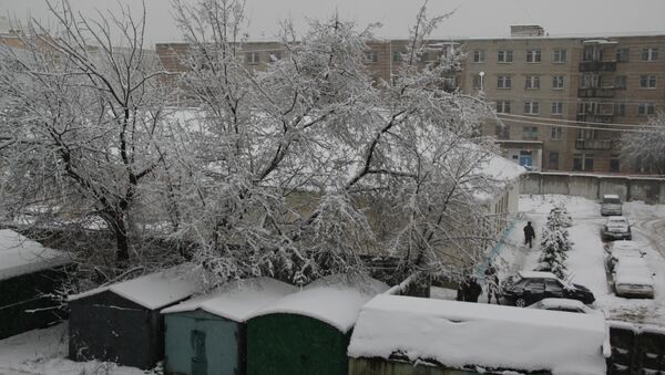 Снегопад в Костроме 26 ноября 2013 года