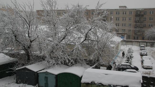 Снегопад в Костроме 26 ноября 2013 года. Событийное фото.