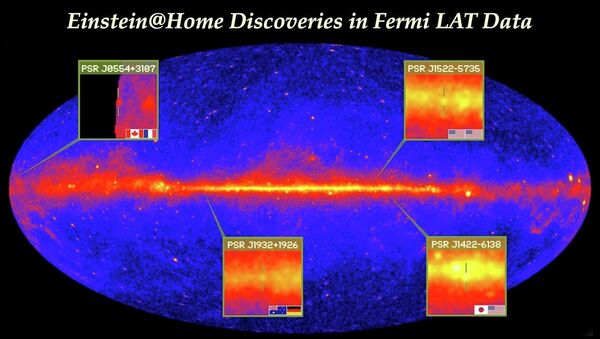Гамма-пульсары, обнаруженные участниками проекта Einstein@Home