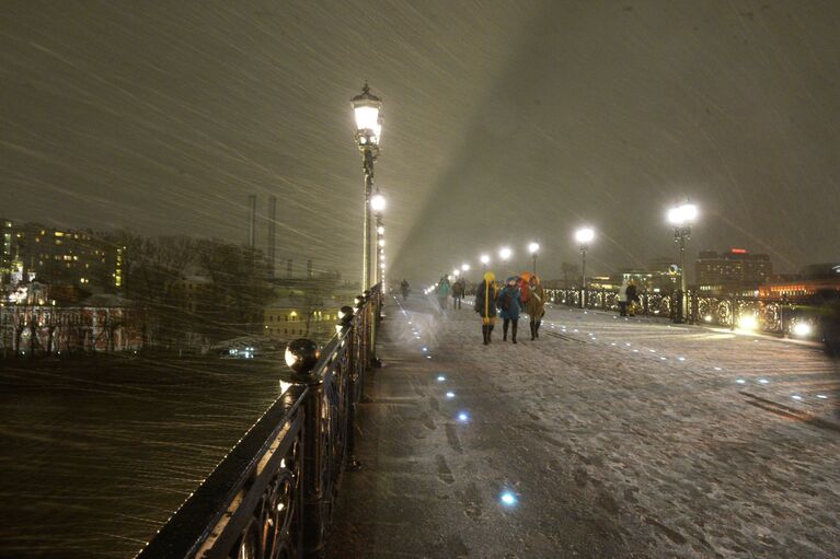 Снег в Москве