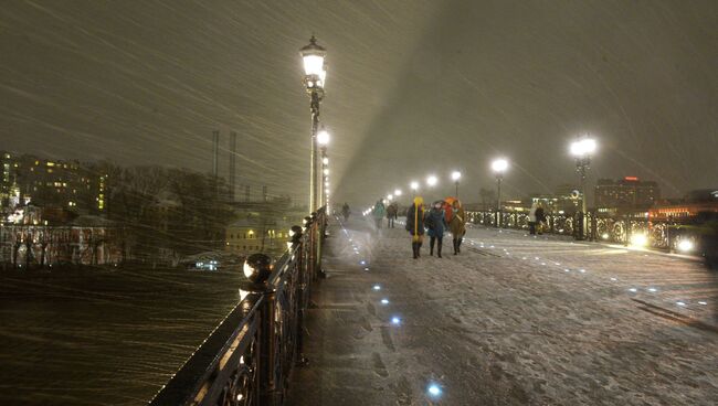 Снег в Москве