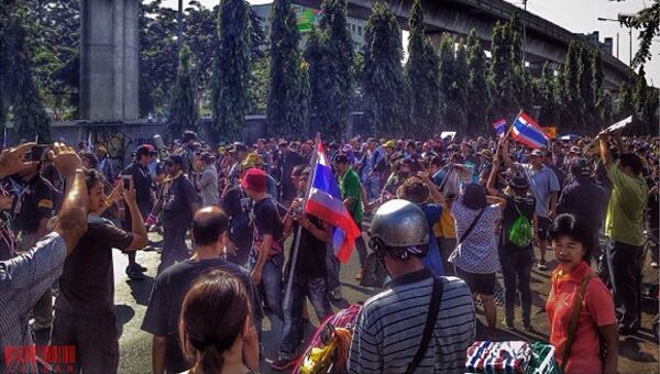 Массовые демонстрации в Бангкоке. 27 ноября 2013