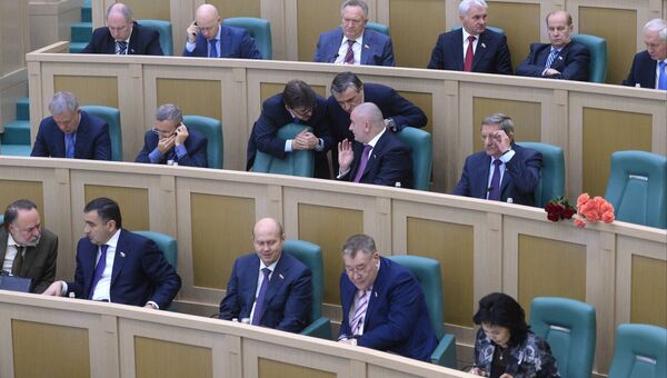 Заседание Совета Федерации РФ. 27 ноября 2013