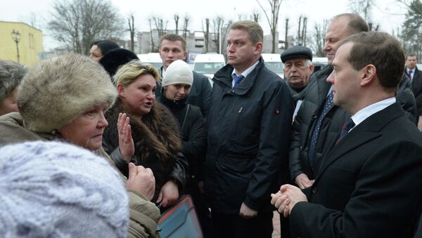 Рабочая поездка Д.Медведева в Калининградскую область. 27 ноября 2013