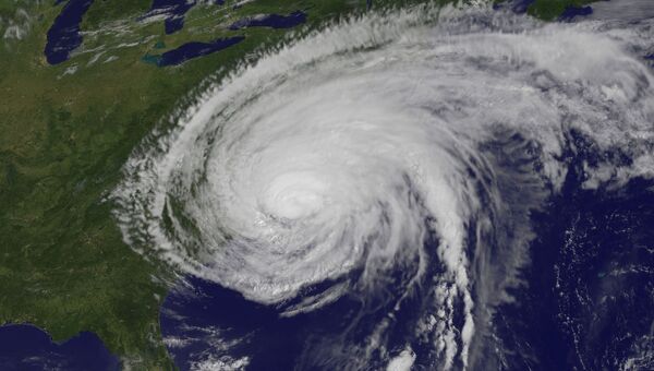 Ураган – вид из космоса. Архивное фото