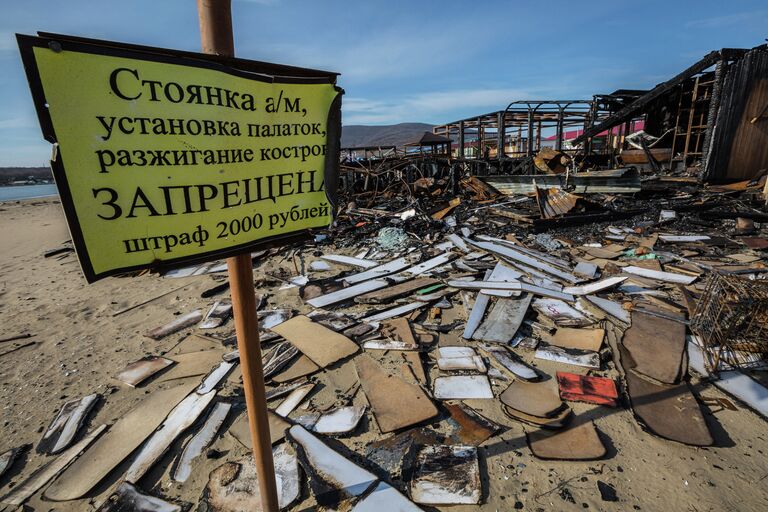 Бухта Лазурная в Приморье зимой